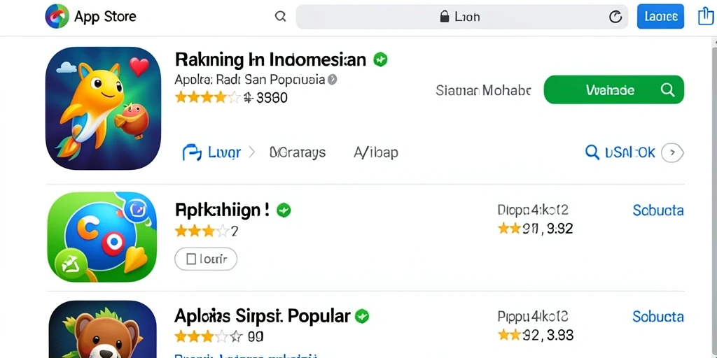 Tampilan awal yang intuitif dan menarik.