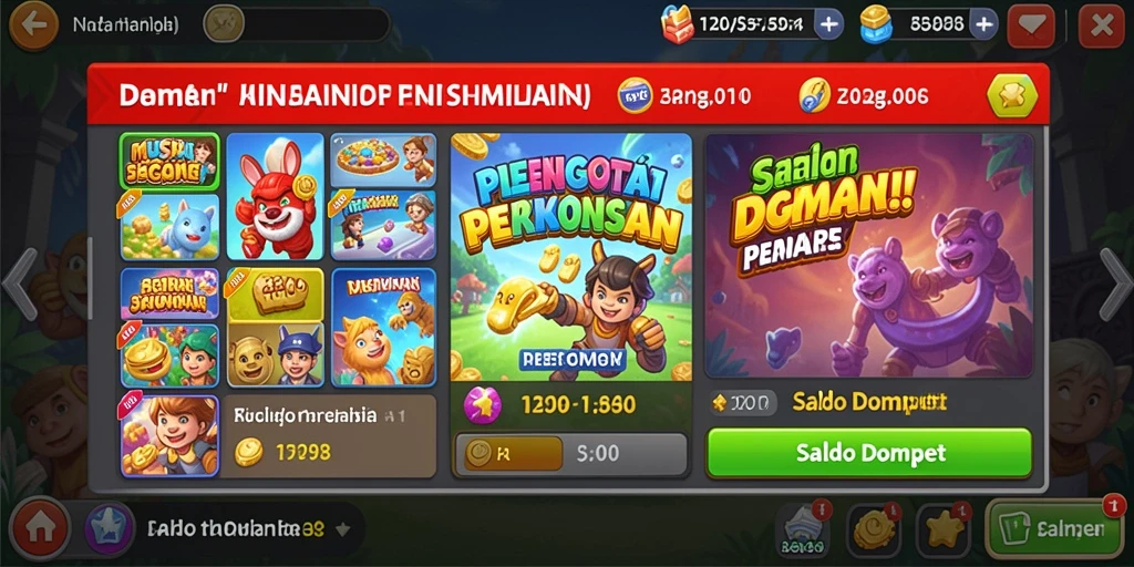 Tampilan awal GENDUT188 yang menarik dan penuh warna.