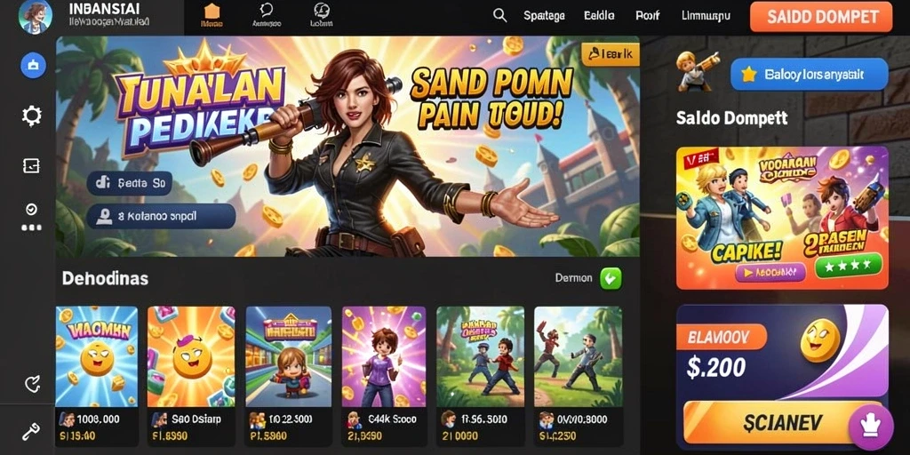 Tampilan grafis yang menarik dan modern.
