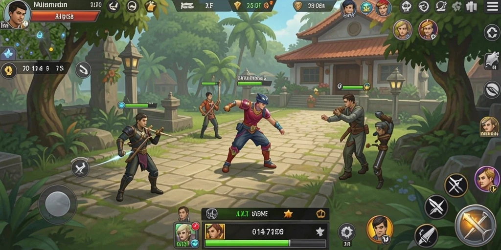 Tampilan menarik dari salah satu permainan slot.