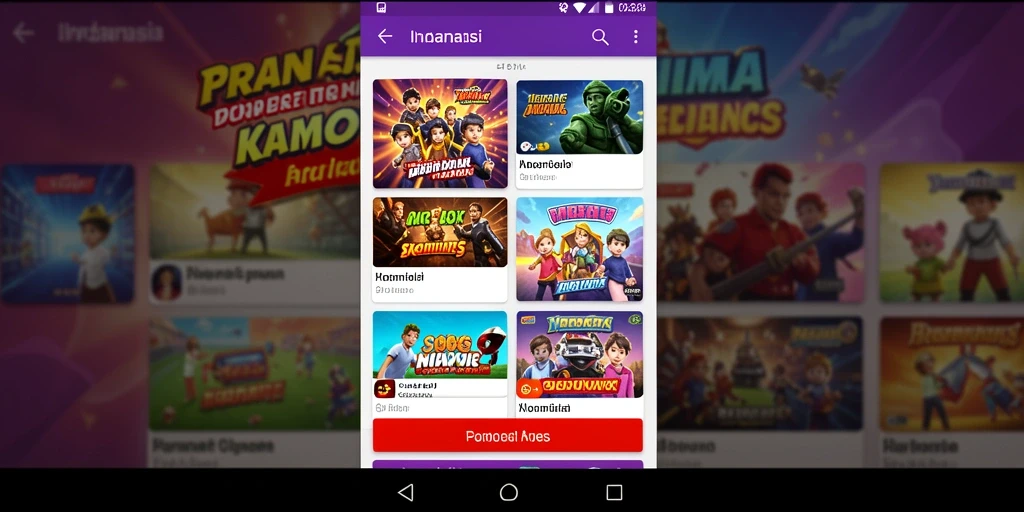 Tampilan antarmuka LUCKYDF yang menarik dan user-friendly.