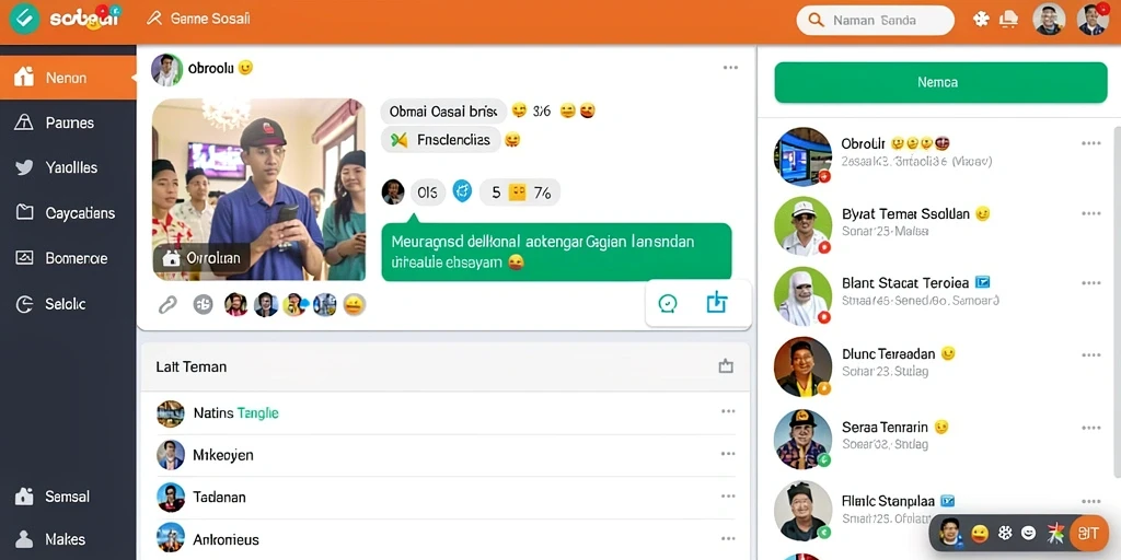 Tampilan antarmuka yang menarik dan user-friendly.